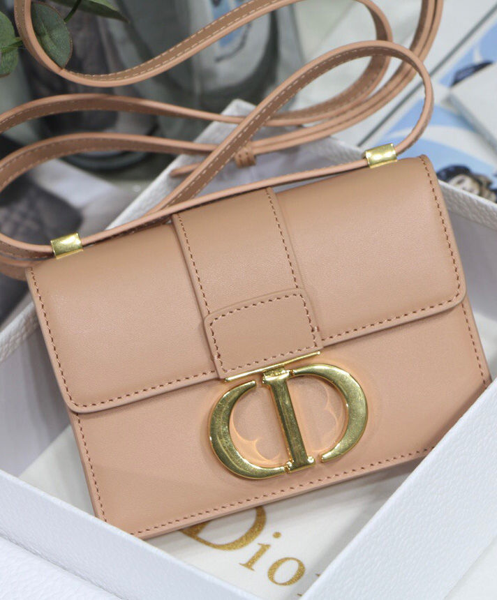 Christian Dior Micro 30 Montaigne Bag Apricot